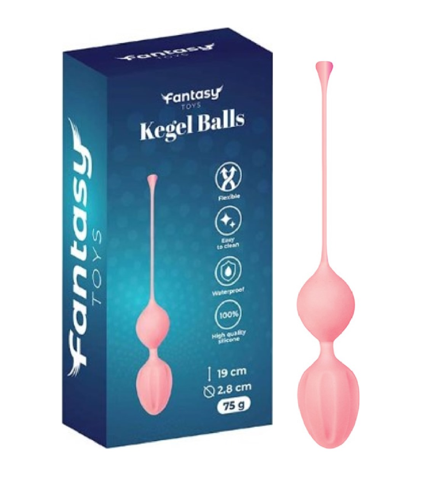 Silikonske roze kuglice 75gr  FT001118